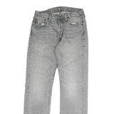 LEVI'S Mens Regular Fit Grey Denim Jeans W29 L30 Casual Button Closure