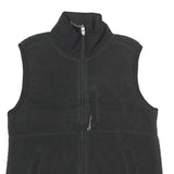 THE NORTH FACE Womens Black Zip Jacket S Polyester Fleece Outdoor Warm Vest