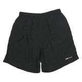 REEBOK Mens Black Sports Shorts XL W30 Lightweight Polyester Blend Casual