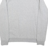 ADIDAS Mens Grey Cotton Blend Crew Neck M Sweatshirt Pullover Logo Print
