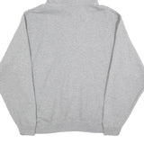 JERZEES Mens Grey Benicia Panthers Hoodie L Cotton Blend Pullover Sweatshirt