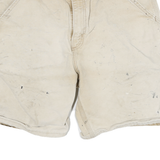 CARHARTT Mens Shorts Beige Casual Cotton Blend L W30 Workwear Utility