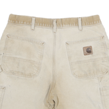 CARHARTT Mens Shorts Beige Casual Cotton Blend L W30 Workwear Utility