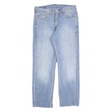 LEVI'S 505 Mens Jeans Blue Regular Straight Denim Medium W30 L27 Classic Zip