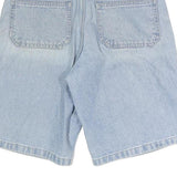 EDWIN Womens Light Blue Denim Casual Shorts S W27 Relaxed Fit
