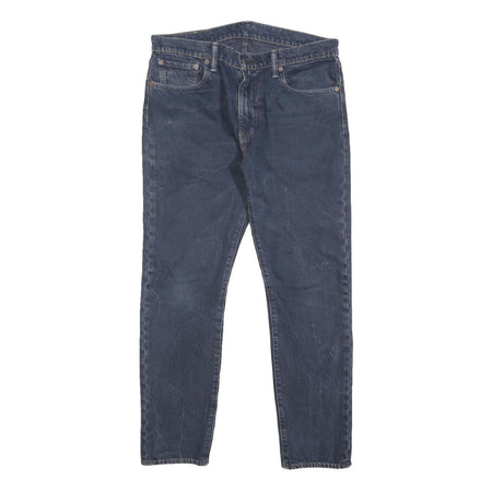 LEVI'S 512 Mens Slim Blue Denim Dark Jeans W32 L30 Classic Cotton Blend Zip