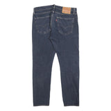 LEVI'S 512 Mens Slim Blue Denim Dark Jeans W32 L30 Classic Cotton Blend Zip