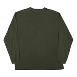 CARHARTT Mens Green Long Sleeve Crew Neck Pocket T-Shirt L Cotton Blend