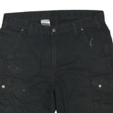 CARHARTT Mens Shorts Black Casual Cargo L W36 Workwear Durable