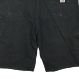 CARHARTT Mens Shorts Black Casual Cargo L W36 Workwear Durable