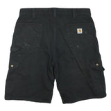 CARHARTT Mens Shorts Black Casual Cargo L W36 Workwear Durable