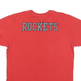 NBA Mens Red Houston Rockets Graphic T-Shirt M Short Sleeve Crew Neck Basketball