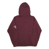 PRAIRIE MOUNTAIN Mens Maroon Seattle Pullover Hoodie L Cotton Blend