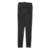 LEVI'S Womens Jeans Black Slim Skinny Denim Medium W22 L27 Zip Cotton Blend