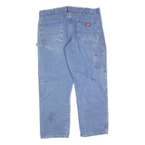 CARHARTT Mens Jeans Blue Relaxed Straight Denim Medium W38 L30 Workwear