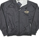 HOLLOWAY Mens Black U.S. Army Logo Lightweight Zip Jacket L Polyester Blend