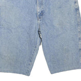 WRANGLER Mens Denim Blue Casual Shorts L W36 Classic Cotton Blend Relaxed Fit