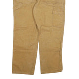 DICKIES Mens Regular Fit Beige Cotton Blend Workwear Jeans W38 L30 Zip Pockets
