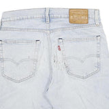 LEVI'S Mens Denim Blue Shorts L W31 Casual Cotton Blend 502 Fit