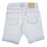 LEVI'S Mens Denim Blue Shorts L W31 Casual Cotton Blend 502 Fit