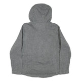 THE NORTH FACE Womens Grey Hooded Pullover L Cotton Blend Casual Outdoor