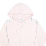 CHAMPION Womens Pink Hoodie XS Polyester Blend Casual Logo Tape Trim