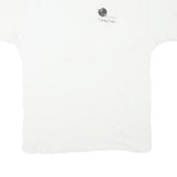 Mens White XL Graphic T-Shirt Short Sleeve Crew Neck Cotton Blend Casual Wear
