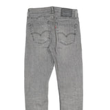 LEVI'S 510 Mens Jeans Grey Slim Skinny Denim W29 L30 Classic Cotton Blend Zip