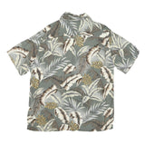 CAMPIA Mens Green Hawaiian Shirt L Rayon Short Sleeve Casual Beachwear
