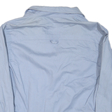 LEVI'S Mens Blue Cotton Button Jacket S Plain Casual Retro Lightweight