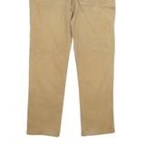 CARHARTT Mens Regular Fit Beige Cotton Blend Jeans W36 L31 Workwear Durable Zip