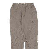 VAUDE Womens Polyester Blend Beige Regular Fit Straight Leg Trousers W28 L30