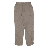 VAUDE Womens Polyester Blend Beige Regular Fit Straight Leg Trousers W28 L30