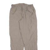 VAUDE Womens Polyester Blend Beige Regular Fit Straight Leg Trousers W28 L30