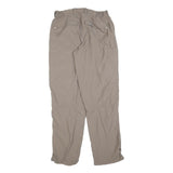 VAUDE Womens Polyester Blend Beige Regular Fit Straight Leg Trousers W28 L30