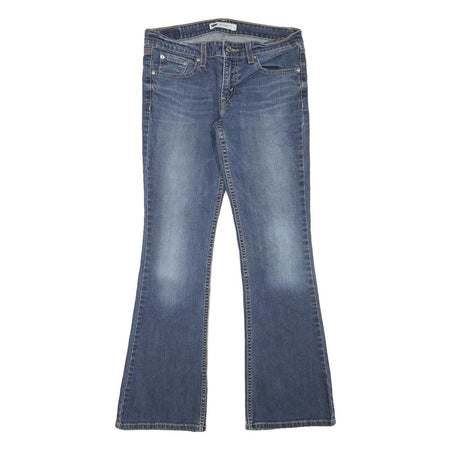 LEVI'S Womens Blue Regular Flared Denim Medium W29 L29 Classic Cotton Blend