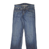 LEVI'S Womens Jeans Blue Slim Straight Denim Medium W25 L30 Stylish Comfort