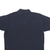 NAUTICA Mens Blue Short Sleeve Plain S Cotton Polo Shirt Casual Summer