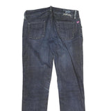 COVER Womens Slim Blue Denim Cotton Blend Zip Jeans W30 L26 Stylish Comfortable