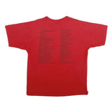 ALORE Mens Red Cotton Graphic T-Shirt L Short Sleeve Crew Neck Marine Corps