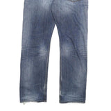 CARHARTT Mens Regular Fit Blue Denim Jeans W33 L34 Distressed Casual Wear