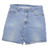 WRANGLER Mens Denim Blue Casual Shorts L W36 Classic Cotton Blend