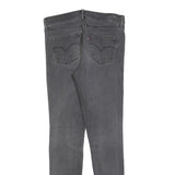 LEVI'S Womens Jeans Grey Slim Skinny Denim Cotton Blend W28 L32 Slim Fit