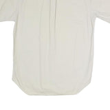 RALPH LAUREN Mens White Classic Fit Cotton Shirt S Embroidered Pony Logo Button