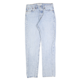 LEVI'S Womens Jeans Blue Regular Straight Denim Light W27 L30 Button Closure