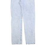 LEVI'S Womens Jeans Blue Regular Straight Denim Light W27 L30 Button Closure