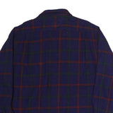 HIGH SIERRA Mens Blue & Red Plaid Cotton Shirt XL Button Front Casual