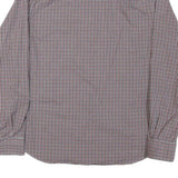 NAUTICA Mens Blue & Red Check Shirt L Long Sleeve Button Down Casual Cotton