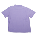 CHAPS Mens Purple Polo Shirt Short Sleeve Embroidered Logo XL Classic Fit