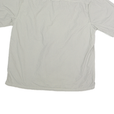 COLUMBIA Mens Beige Check Shirt M Cotton Blend Short Sleeve Outdoor Casual